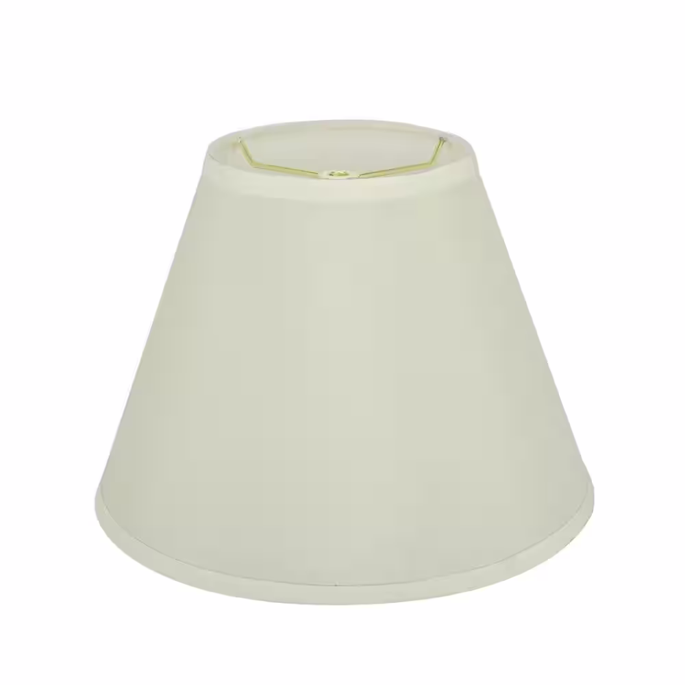 Aspen Creative Corporation 12 in. x 9 in. Off White Hardback Empire Lamp Shade