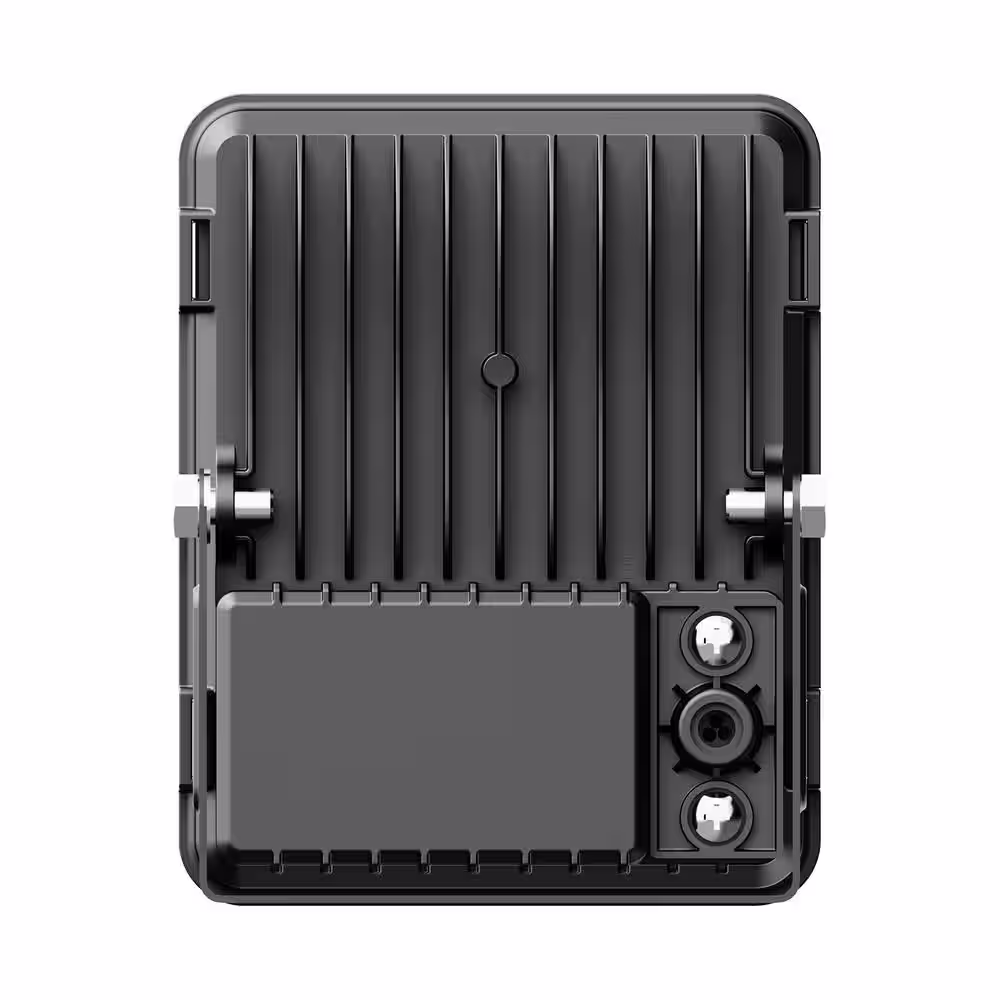 SANSI 120-Watt Equivalent 13200 Lumen RGBW 120 Degree Black Integrated LED Plug In Panel Flood Light (2-Pack)