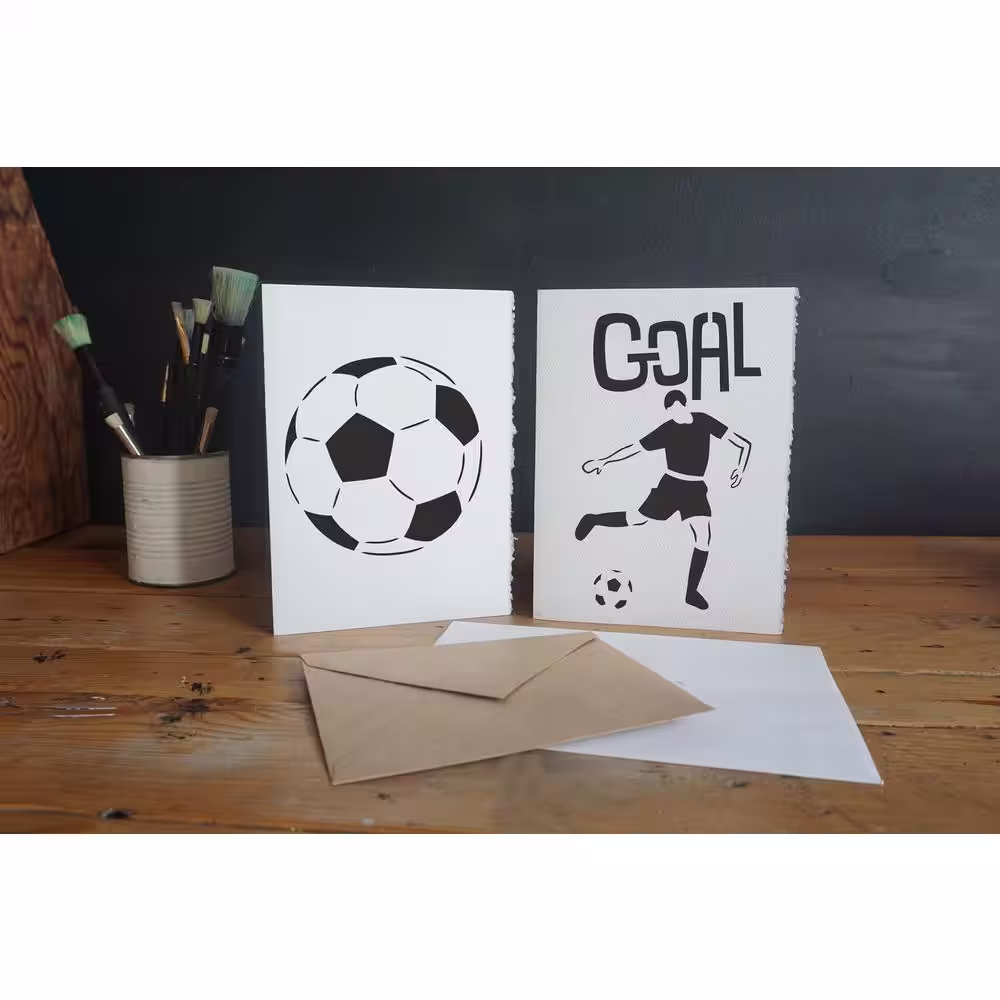 Stencil1 Soccer Stencil (4-Pack)