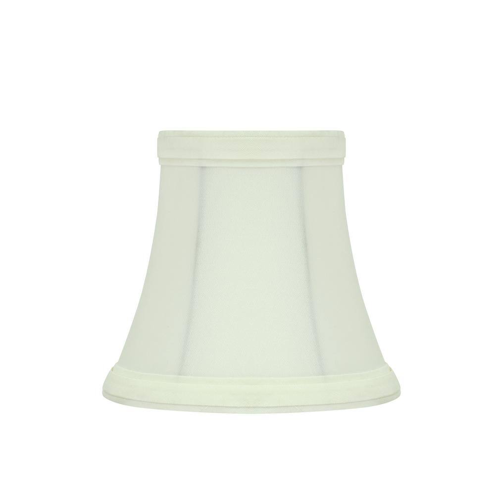Aspen Creative Corporation 6 in. x 5 in. Off White Bell Lamp Shade (9-Pack)