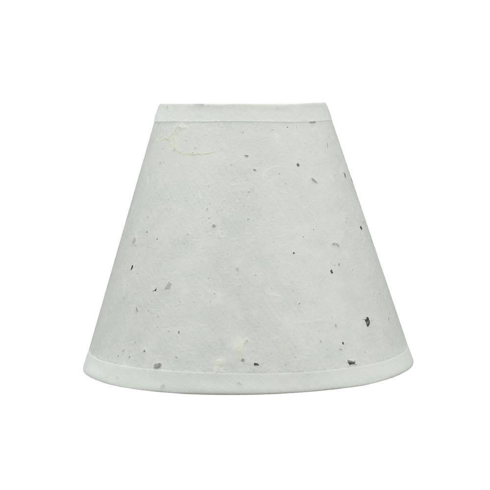 Aspen Creative Corporation 6 in. x 5 in. Off White Hardback Empire Lamp Shade (5-Pack)