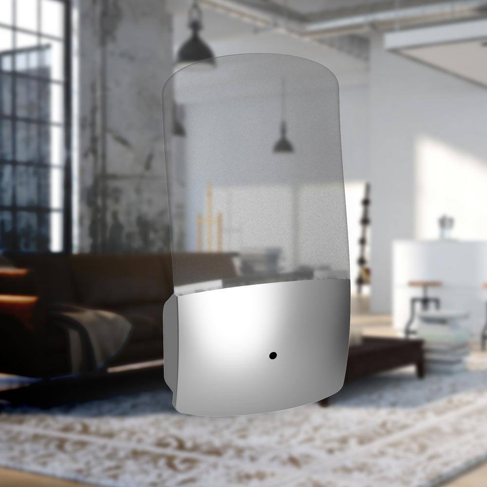 Westek Nickel Ola Curve Automatic LED Night Light