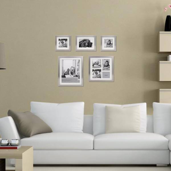 Stonebriar Collection 4 in. x 13 in. Metal Shadow Box (Set of 5)