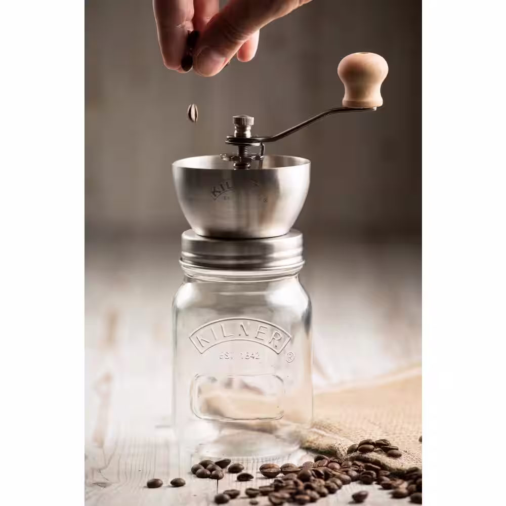 KILNER 17 Fl oz Glass Coffee Grinder