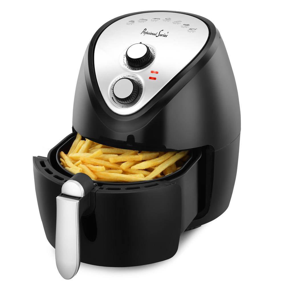 Professional Series Cool Touch 3.38 qt. Air Fryer Black