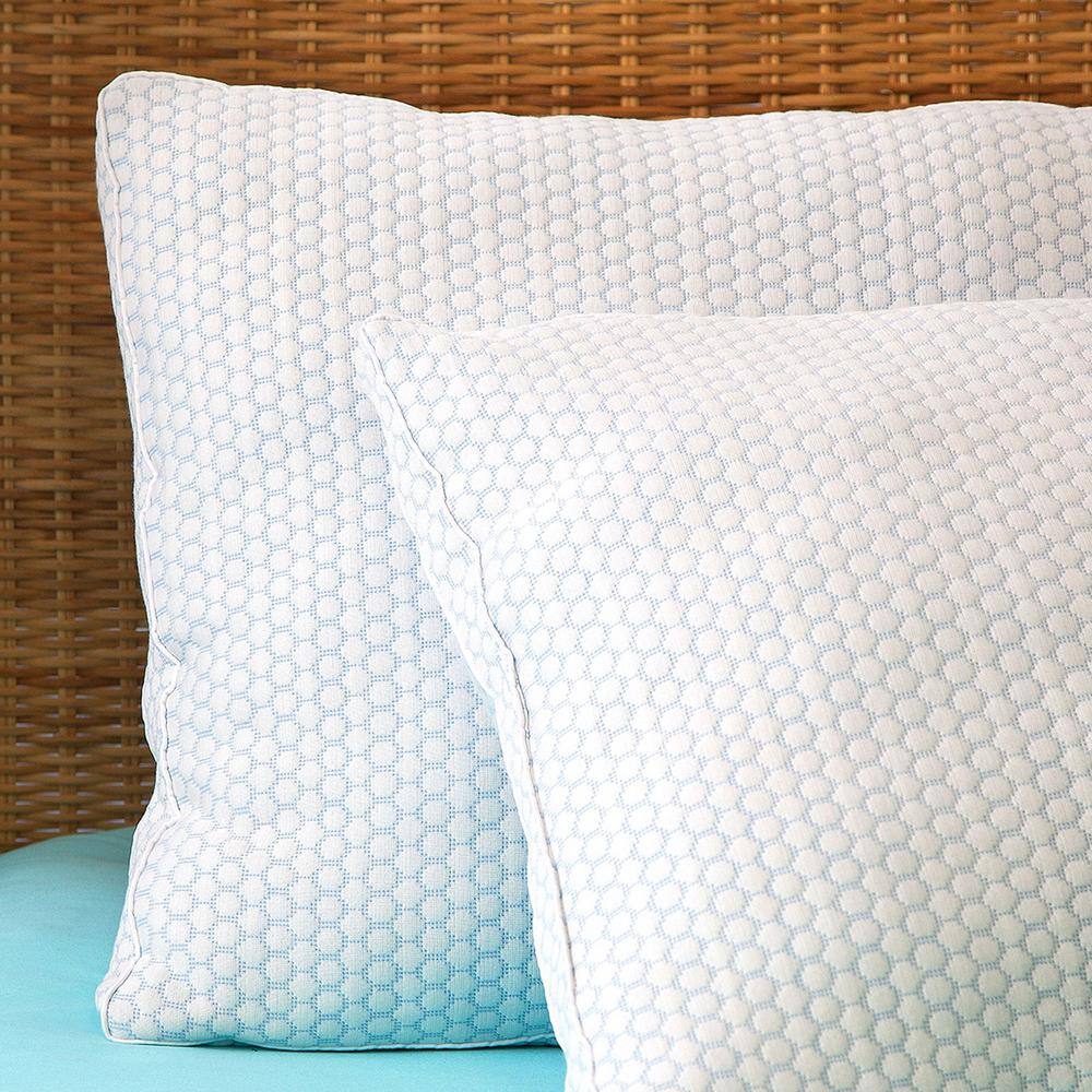 Allied Home Coolmax Cooling Touch Down-Alternative Standard Gusset Pillow