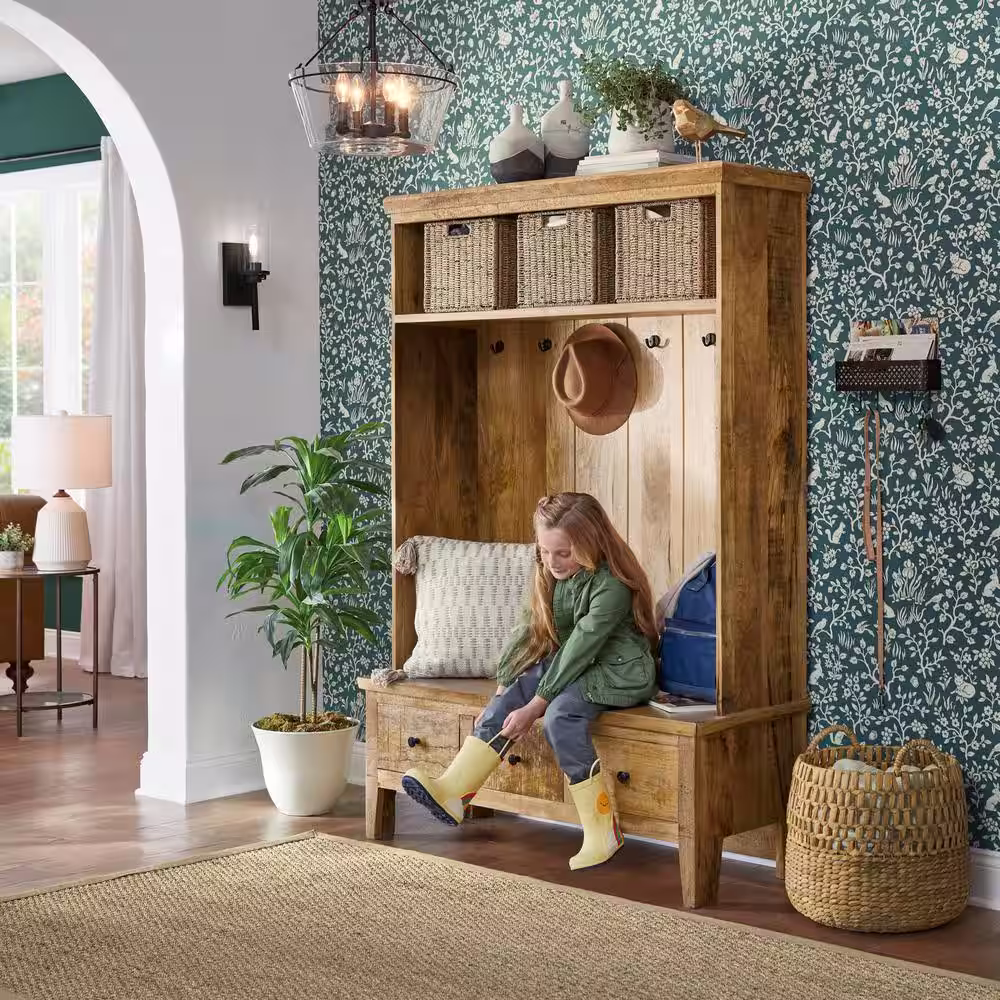 Nearly Natural Real Touch 48 in. Artificial H Green Dracaena Silk Plant