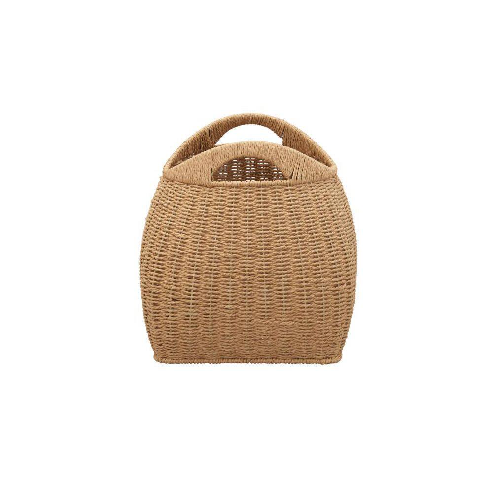 HOUSEHOLD ESSENTIALS Natural Paper Rope Basket