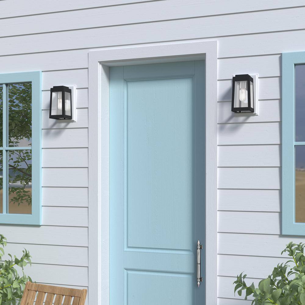 Livex Lighting Oslo 1 Light Black Outdoor Wall Sconce