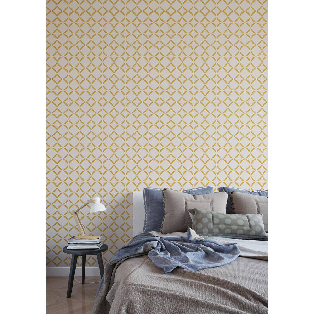 Stencil1 Square Petals Repeat Pattern Stencil