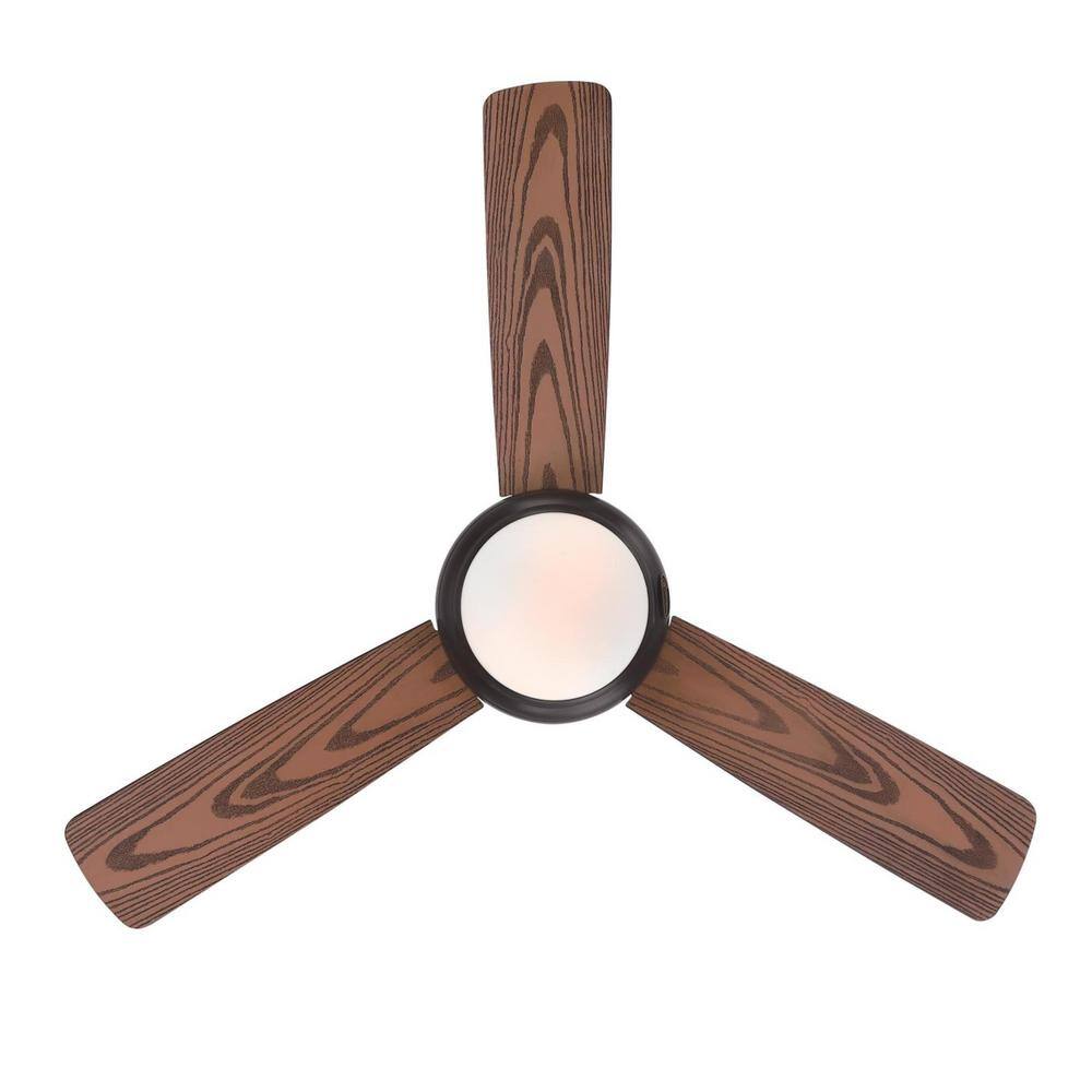 Westinghouse Halley 44 in. LED Indoor/Outdoor Black-Bronze Smart Ceiling Fan with Remote Control