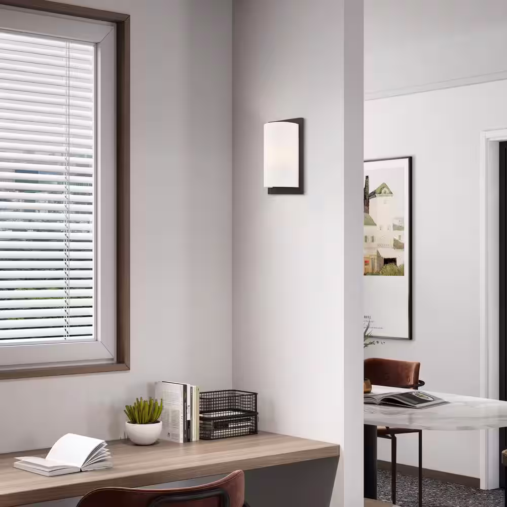 Livex Lighting Meridian 1 Light Bronze Wall Sconce