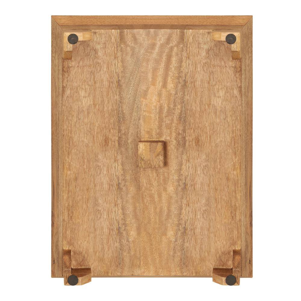 Kate and Laurel Bess 26.00 in. H x 16.00 in. W Black Decorative Tray