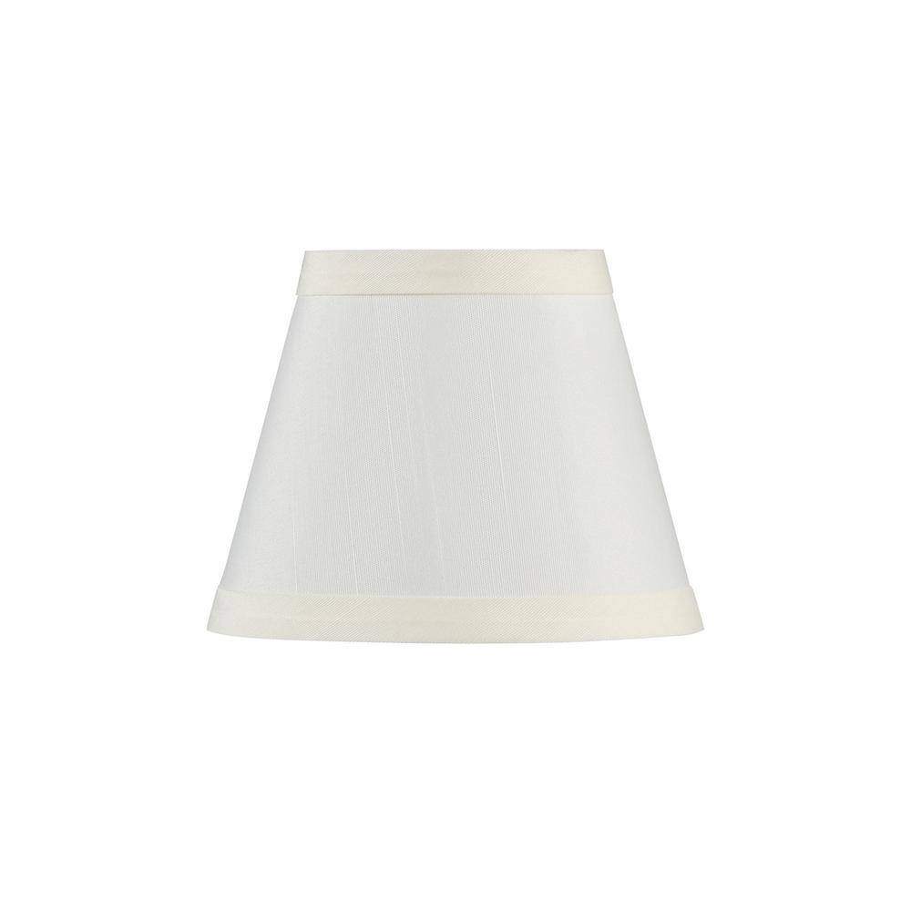 Aspen Creative Corporation 5 in. x 4 in. Off White Hardback Empire Lamp Shade (2-Pack)