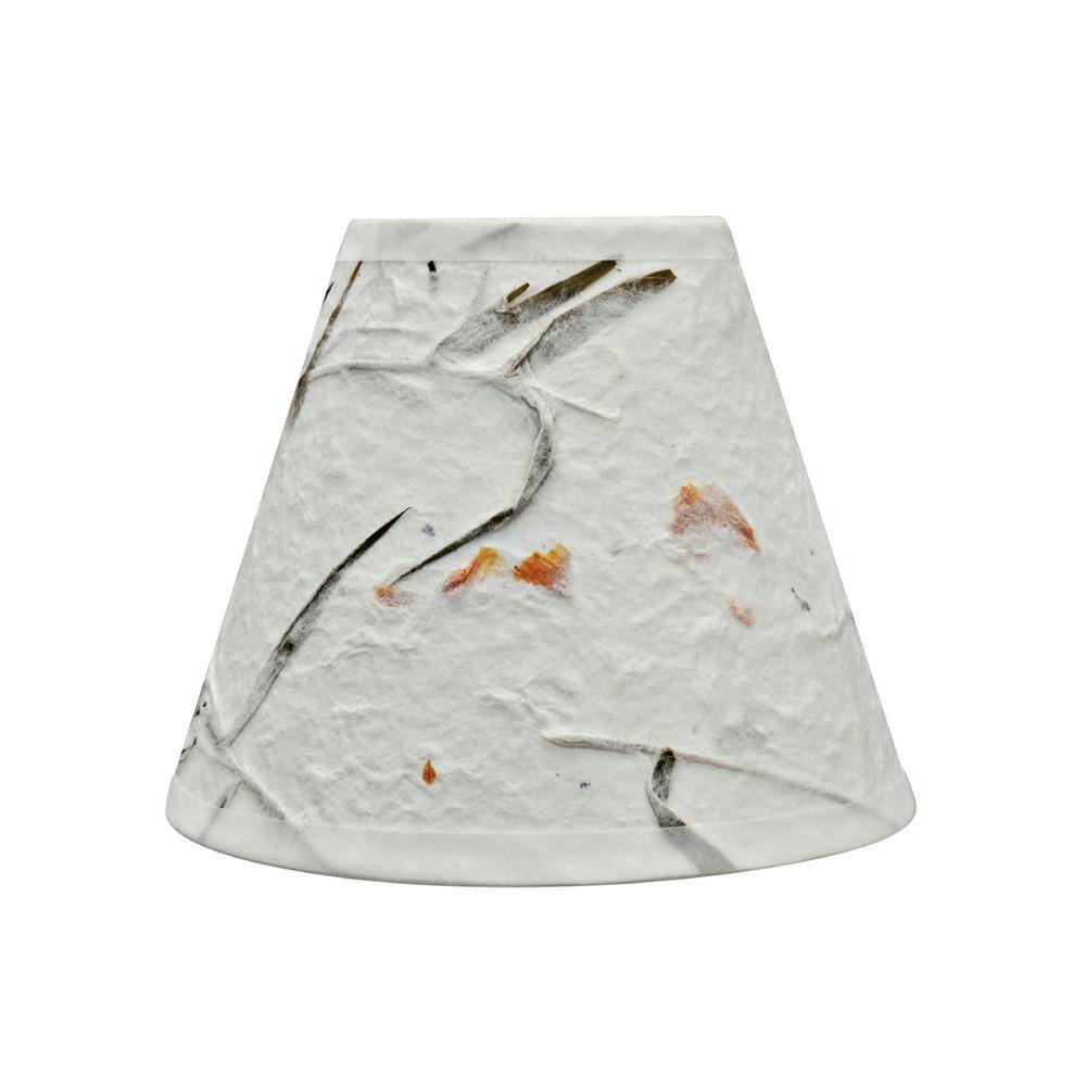 Aspen Creative Corporation 6 in. x 5 in. Off White Hardback Empire Lamp Shade (6-Pack)