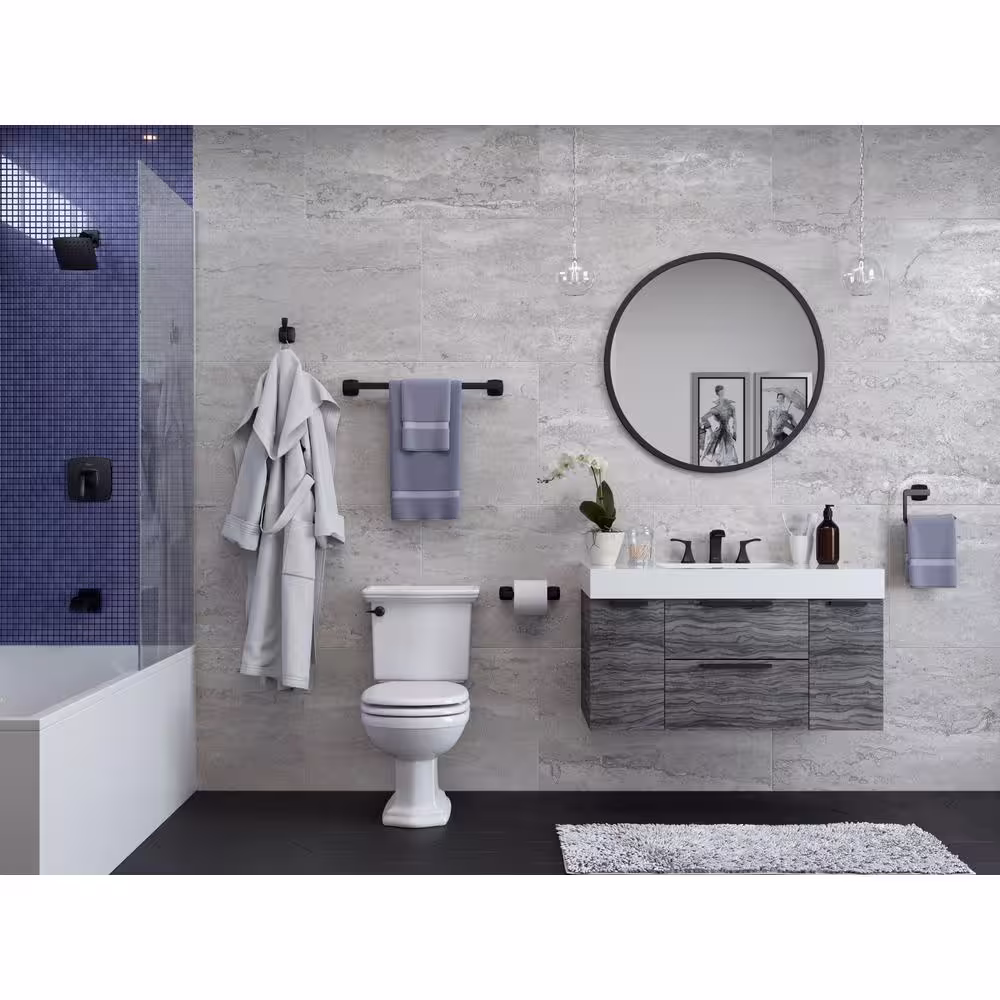 Pfister Venturi Toilet Paper Holder in Matte Black