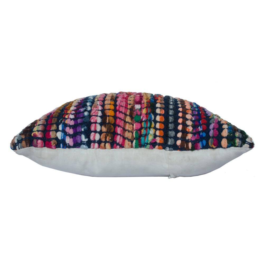 LR Home Lucia Bohemian Multi-Color Geometric Durable Poly Fill 20 in. x 20 in. Throw Pillow
