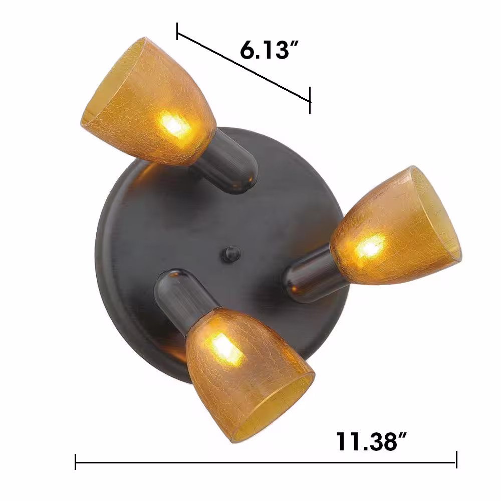 Eglo Benita 3-Light Oil-Rubbed Bronze Lighting Track