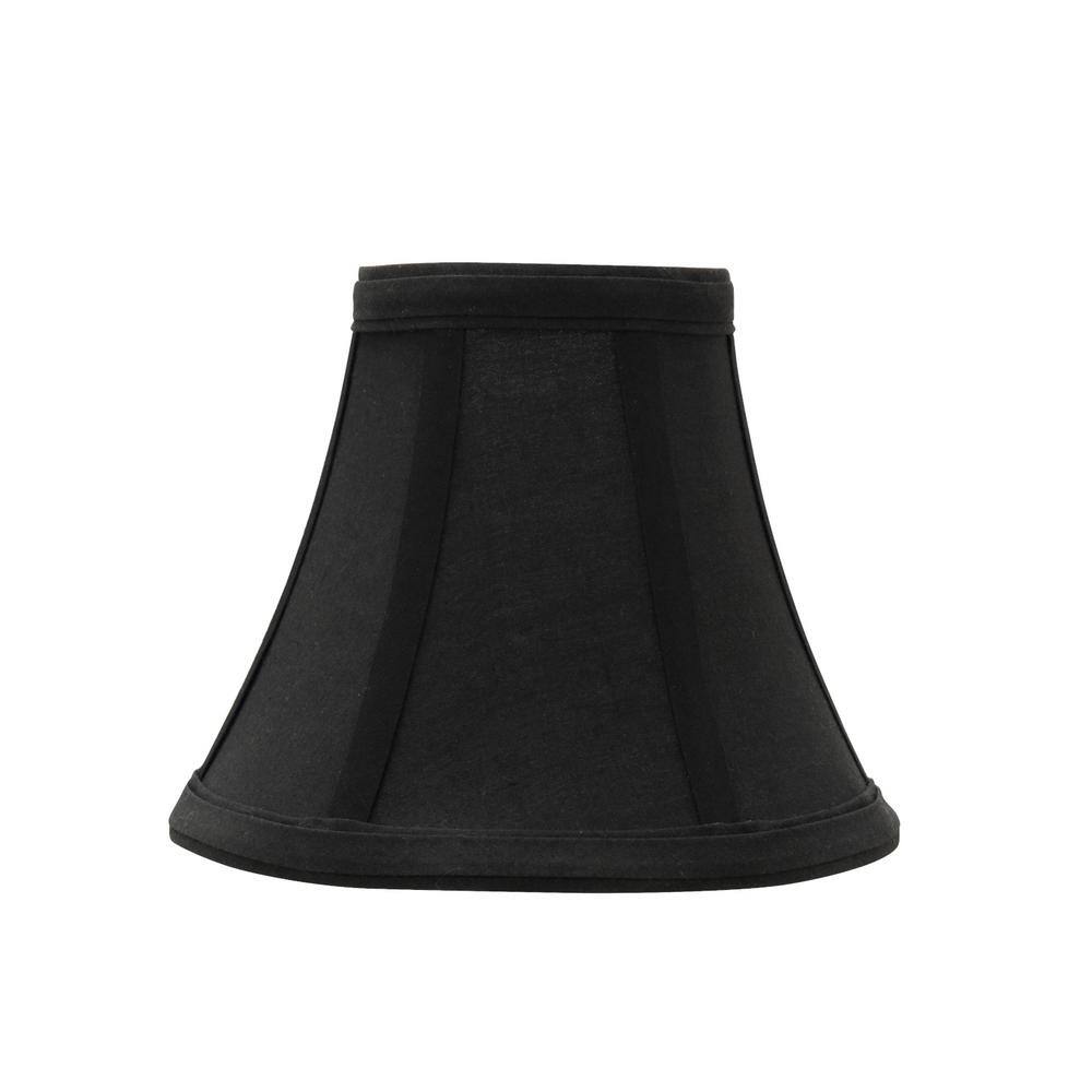 Aspen Creative Corporation 6 in. x 5 in. Black Bell Lamp Shade (9-Pack)