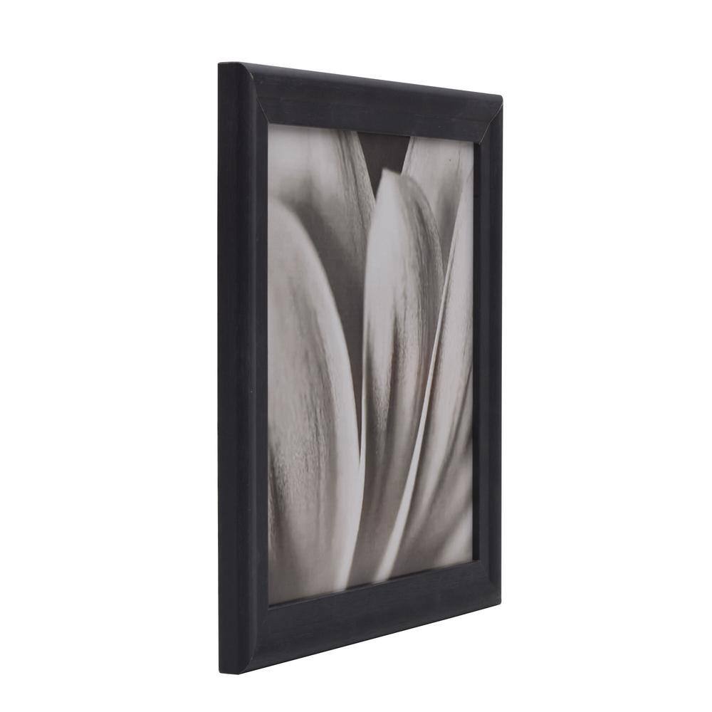 Melannco 9.25 in. x 9.25 in. MDF Black Picture Frames/Hold 8 x 8 Photos, Set of 9