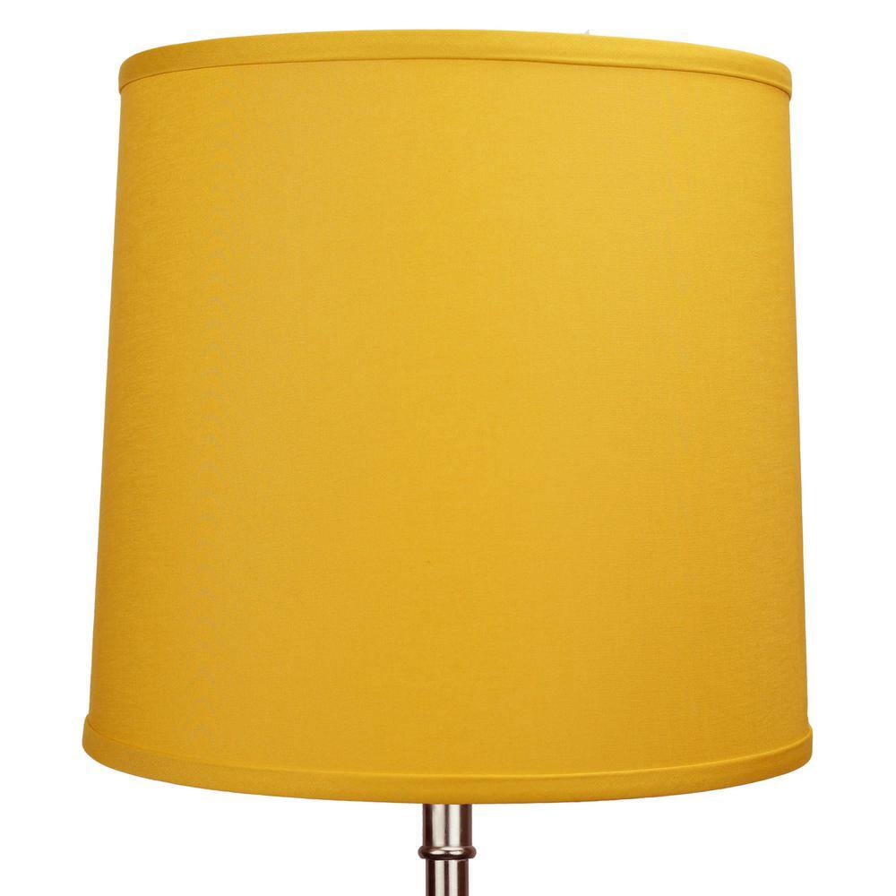 FenchelShades.com 12 in. Top Diameter x 13 in. Bottom Diameter x 12 in. Linen Curry Slant Empire Lamp Shade