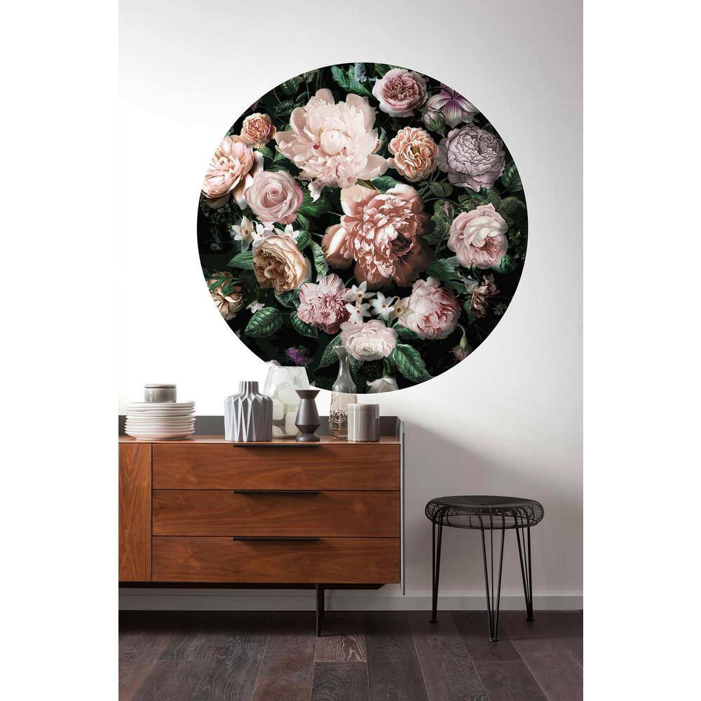 Komar Flower Couture Pink Non Woven Dot Decal