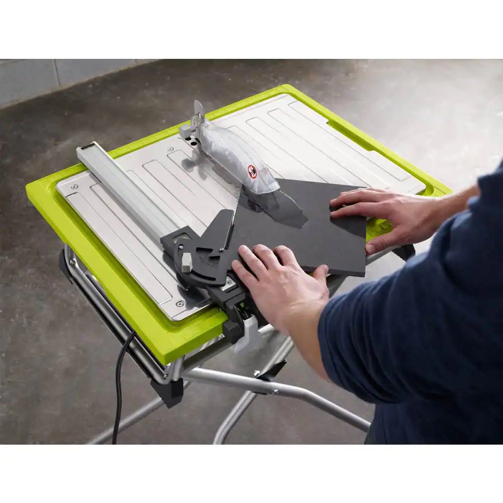 RYOBI 4.8 -Amps 7 in. Blade Corded Tabletop Wet Tile Saw