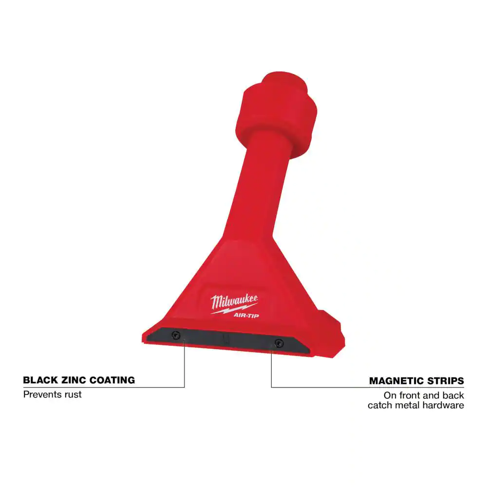 Milwaukee AIR-TIP 1-1/4 in. - 2-1/2 in. Magnetic Utility Nozzle Wet/Dry Shop Vacuum Attachment (1-Piece)