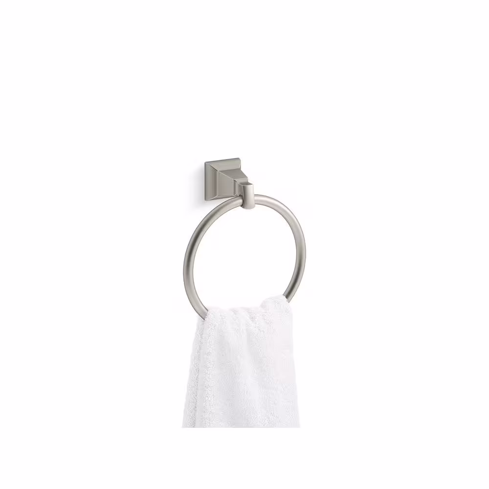 KOHLER Kallan Towel Ring in Vibrant Brushed Nickel