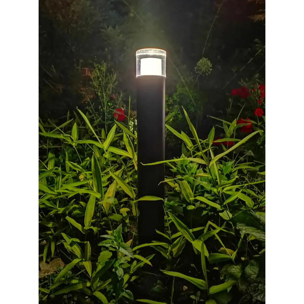 BAZZ Luvia Low Voltage Black LED Landscape Light Kit with Transform (Set of 9)
