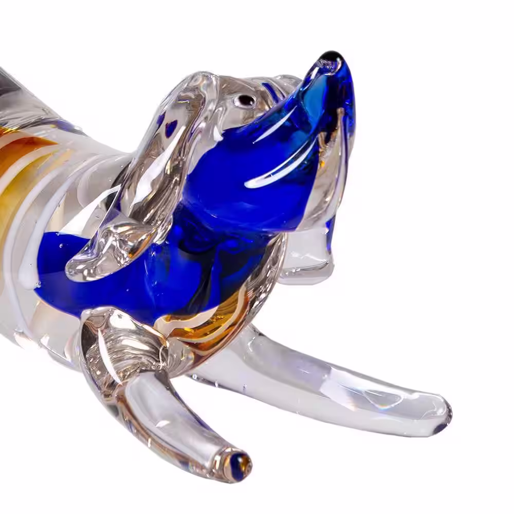 Dale Tiffany Joey Dog Handcrafted Art Glass Figurine