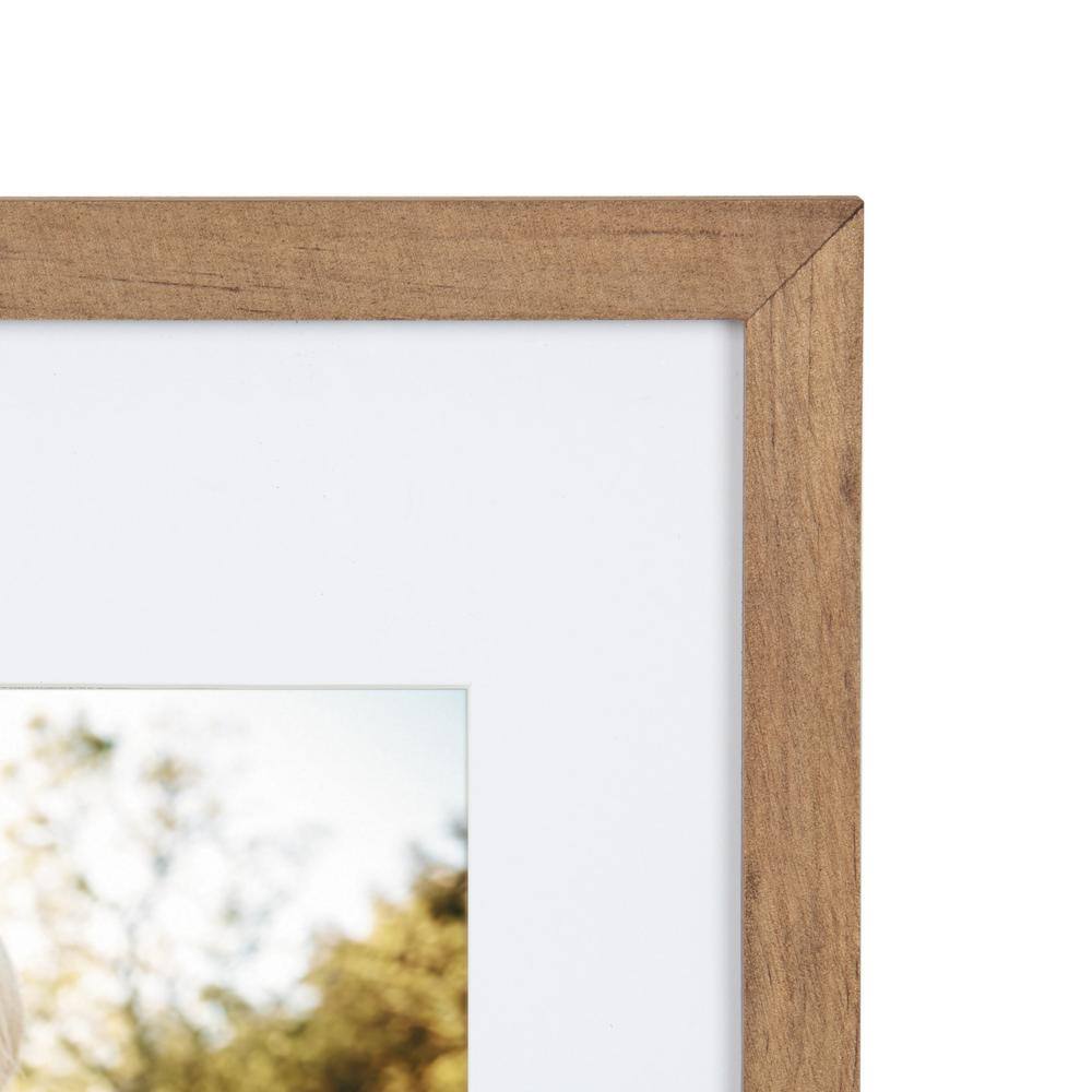 Kate and Laurel Gallery Rustic Brown Picture Frame (Set of 6)