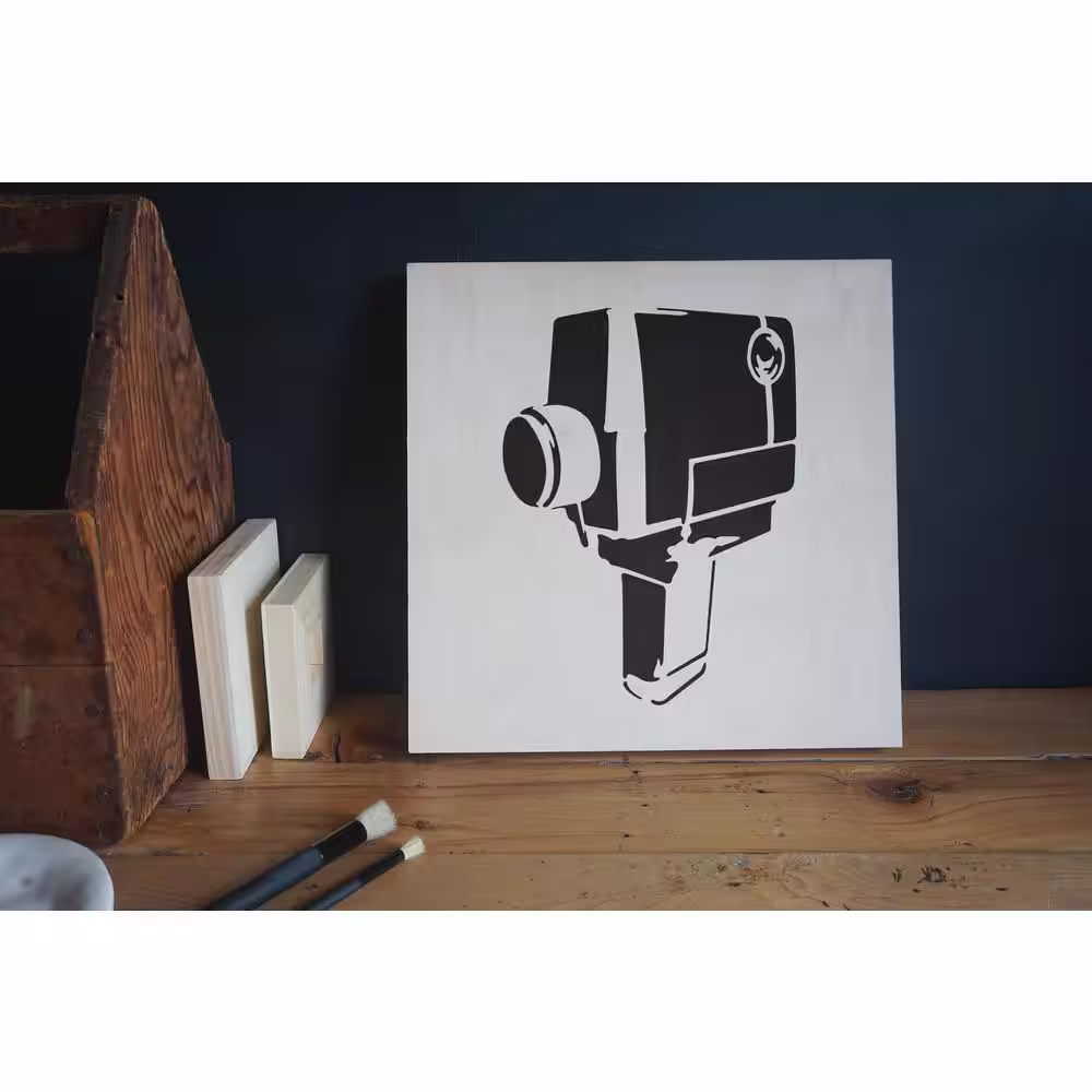 Stencil1 Super 8 Camera Stencil