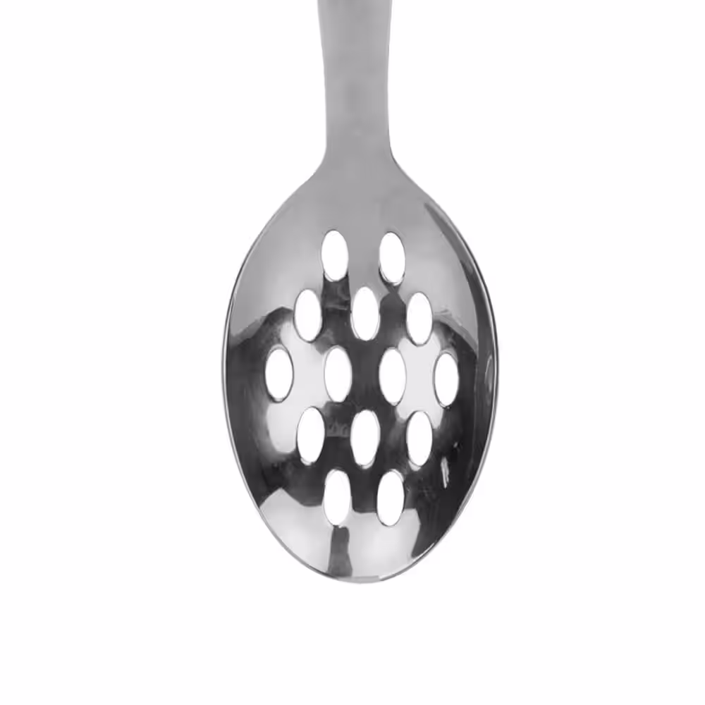 Home Basics Stainless Steel Zinc Slotted Spoon