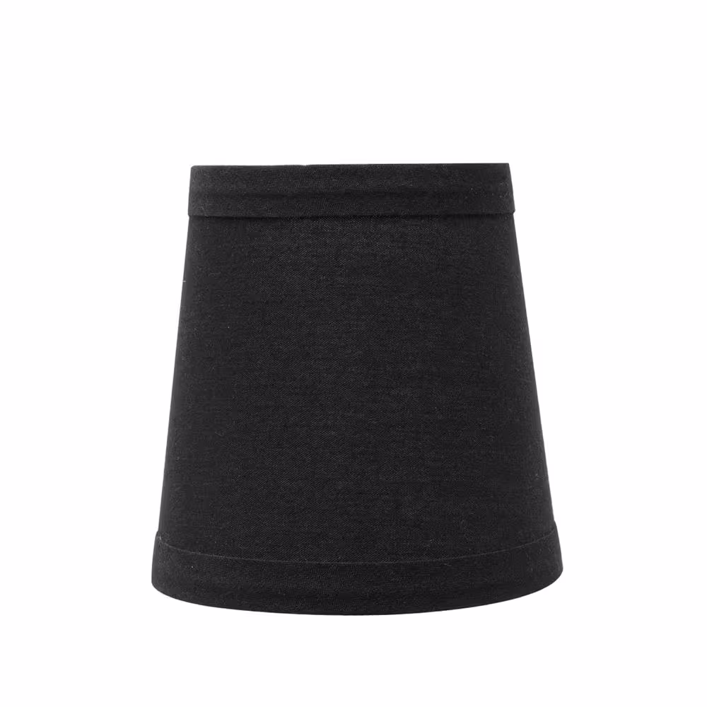 Aspen Creative Corporation 4 in. x 4 in. Black Hardback Empire Lamp Shade (6-Pack)