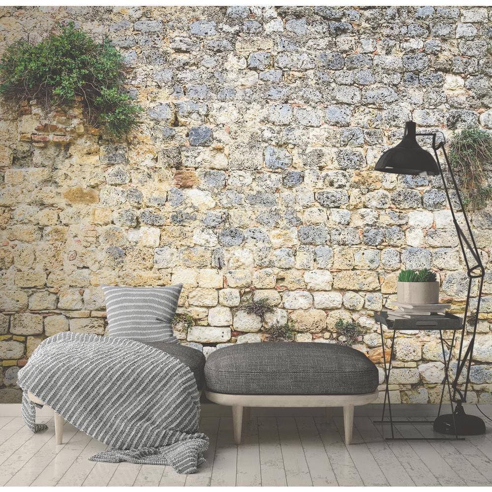 Brewster Stone Wall Mural