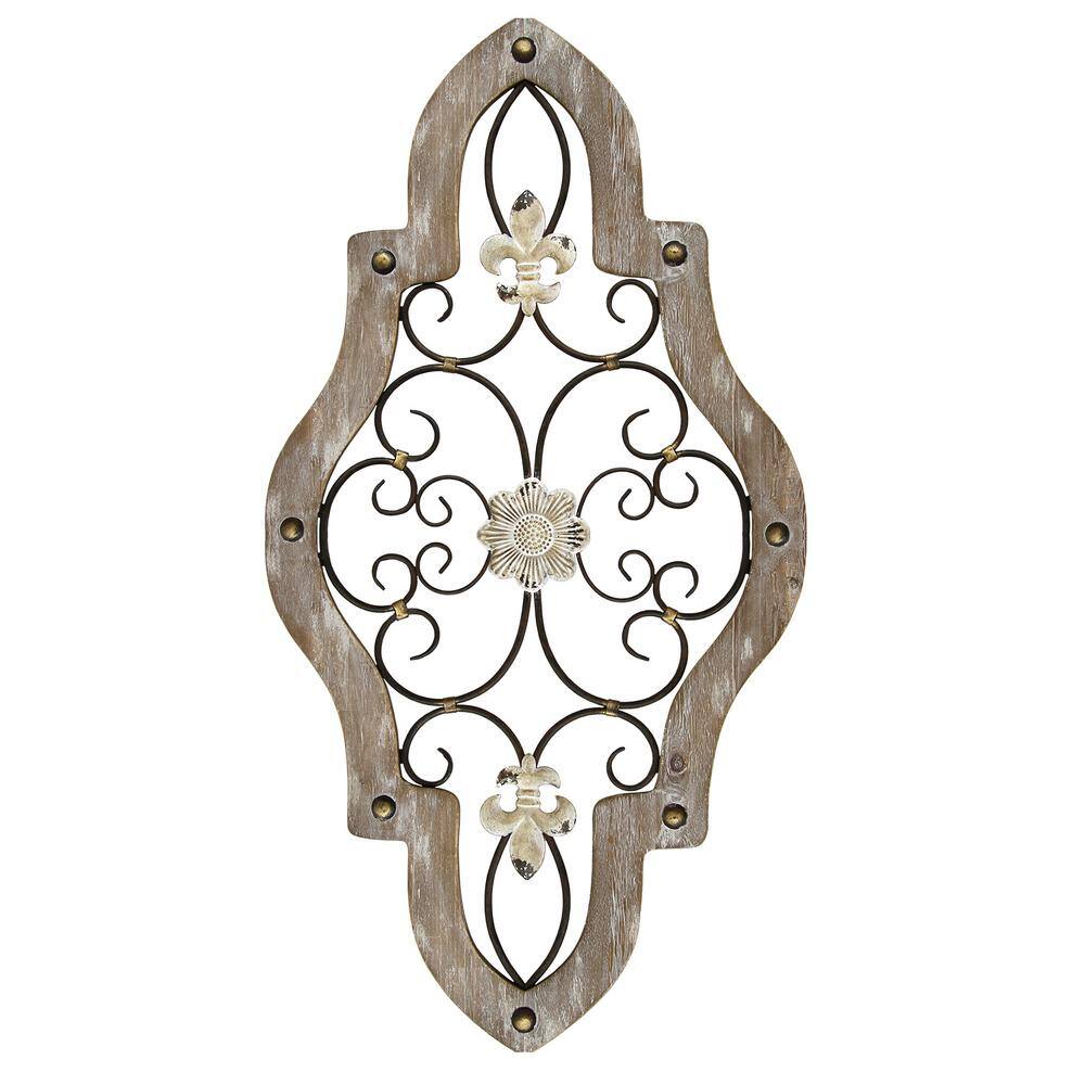 Stratton Home Decor French Country Scroll Wall Decor