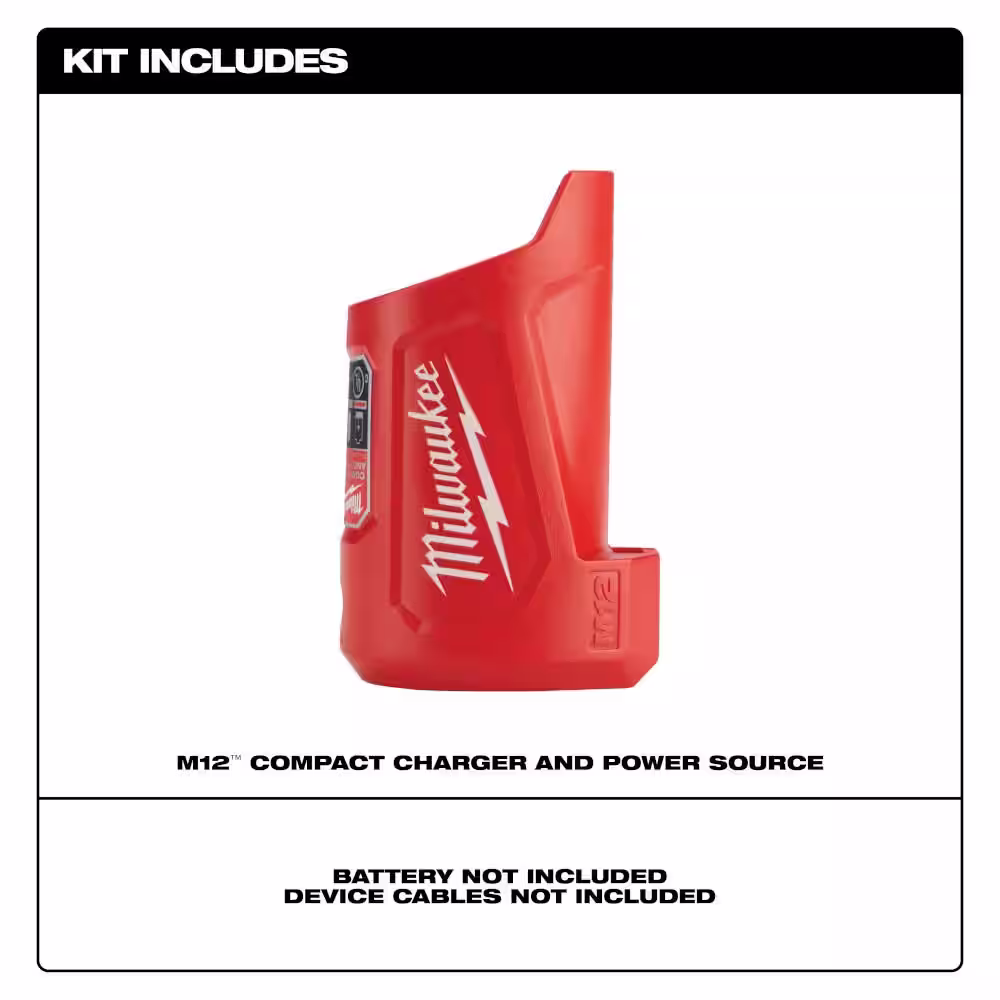 Milwaukee M12 12-Volt Lithium-Ion Charger and Portable Power Source