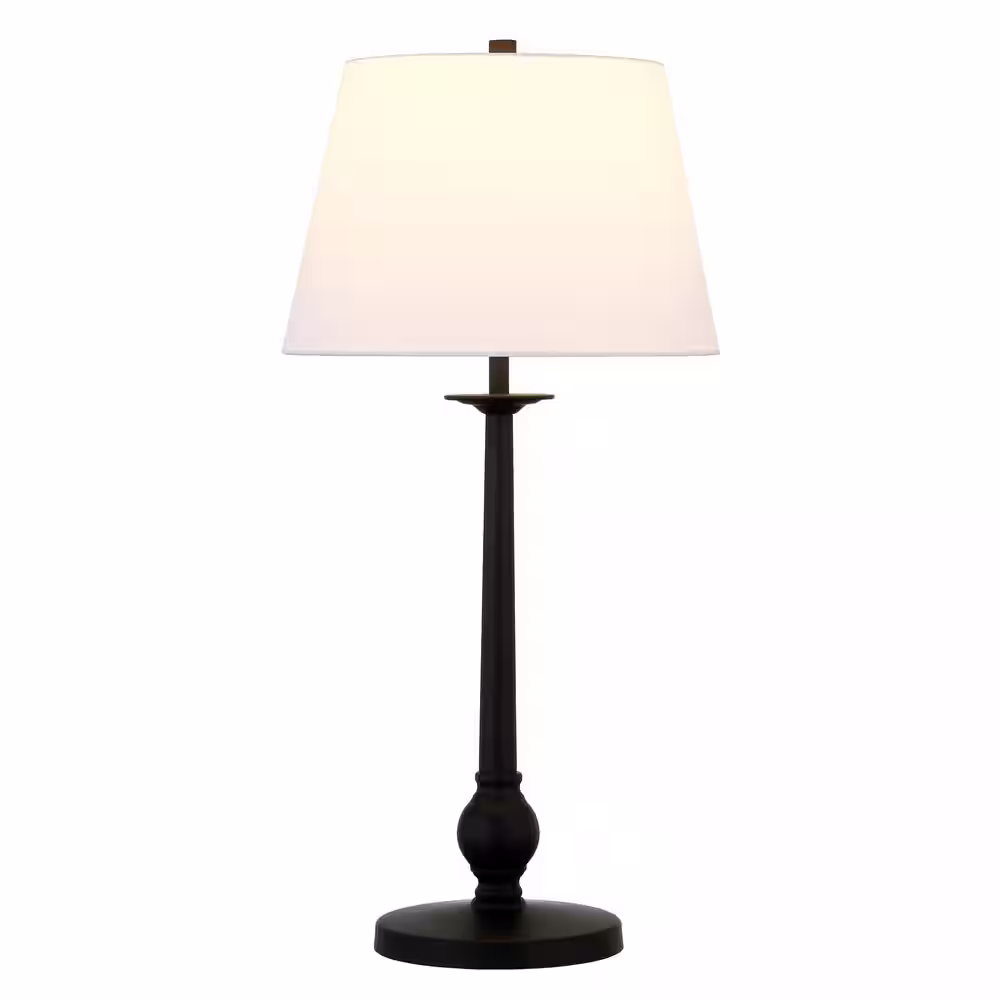 Meyer&Cross Wilmer 28 in. Blackened Bronze Table Lamp