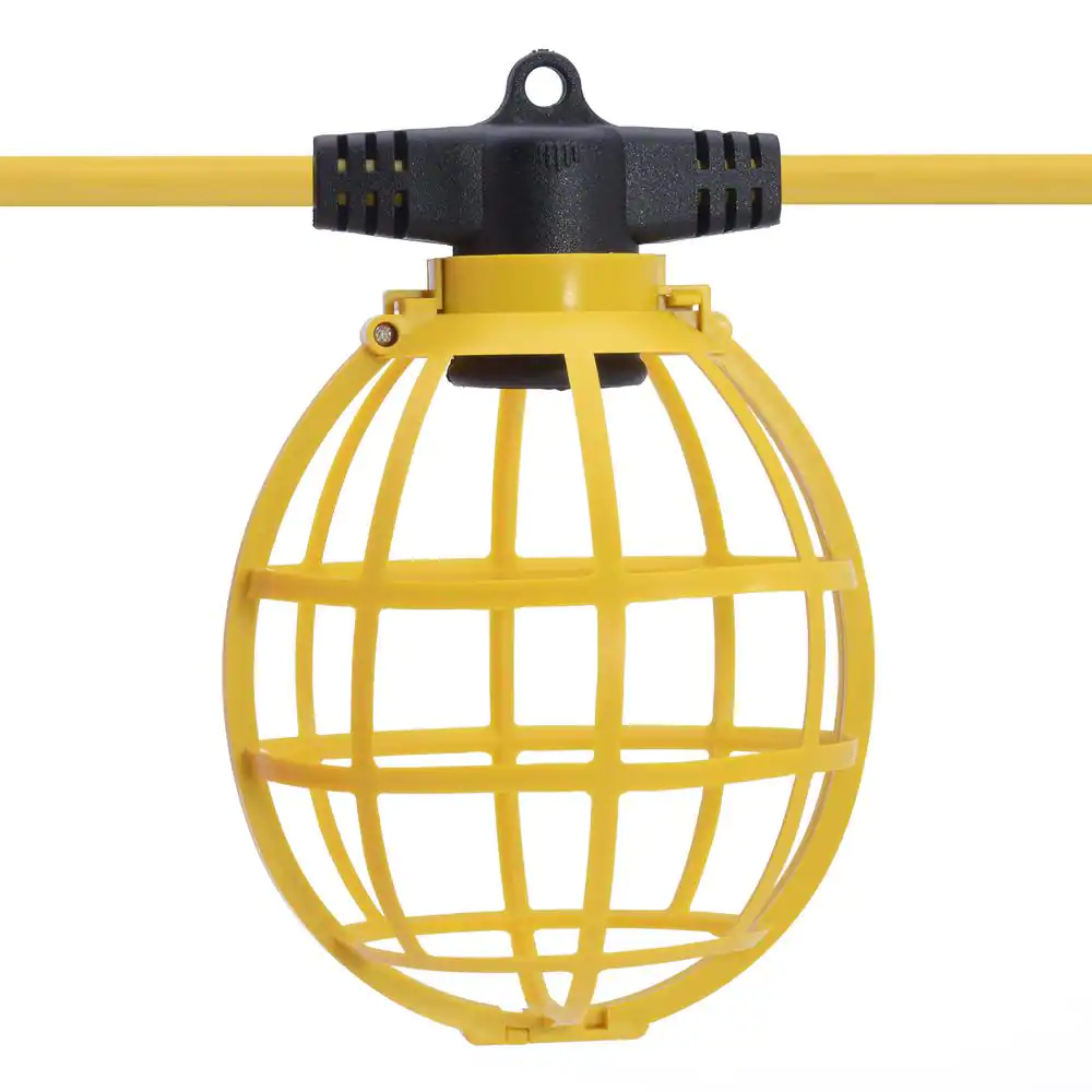 Husky 50 ft. 5-Socket String Caged Work Lights