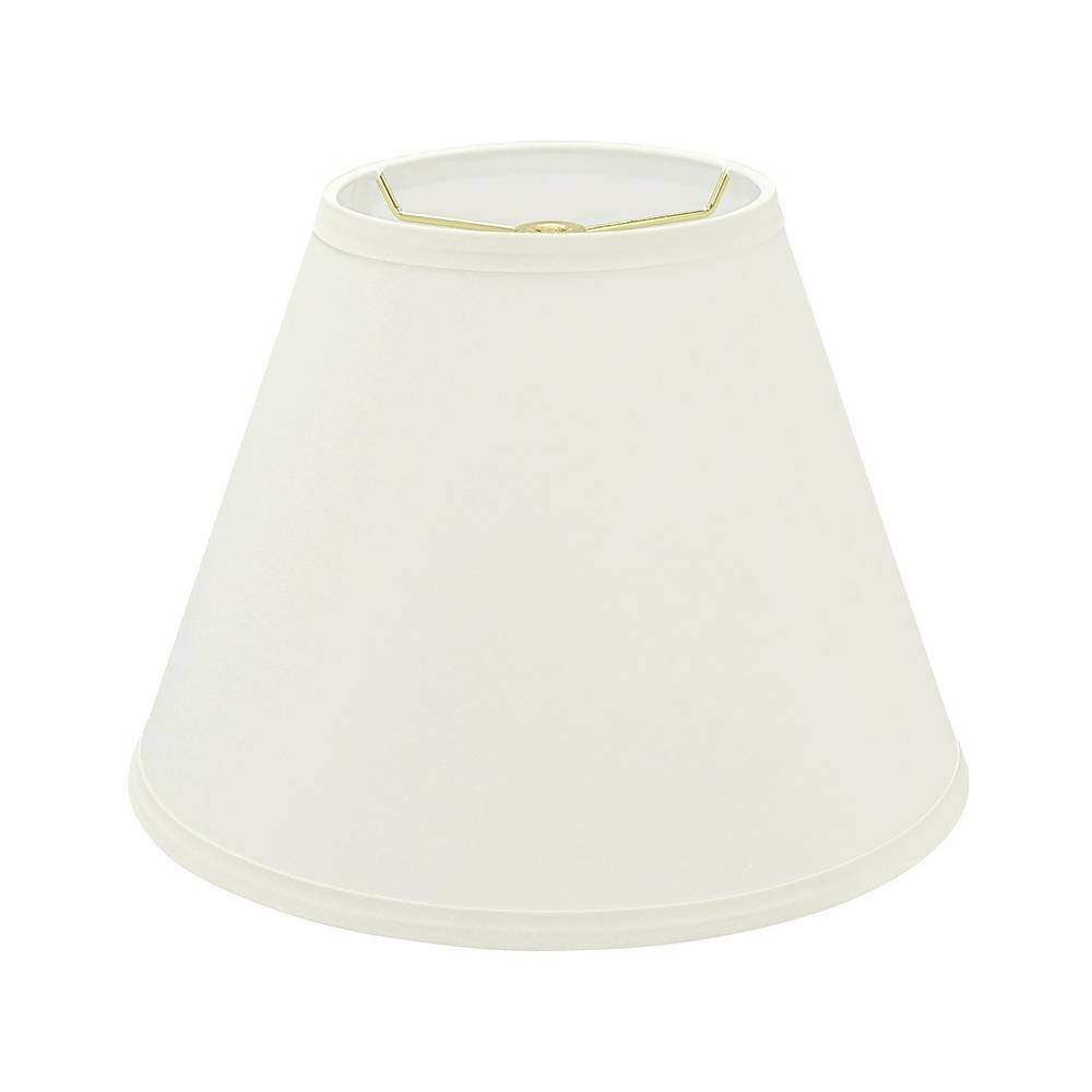 Aspen Creative Corporation 12 in. x 9 in. Off White Hardback Empire Lamp Shade
