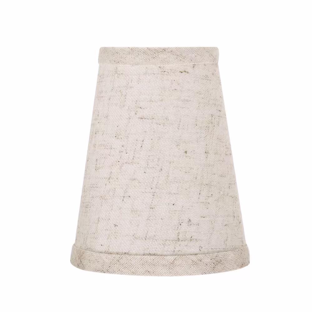 Aspen Creative Corporation 4 in. x 5 in. Flaxen Hardback Empire Lamp Shade (5-Pack)