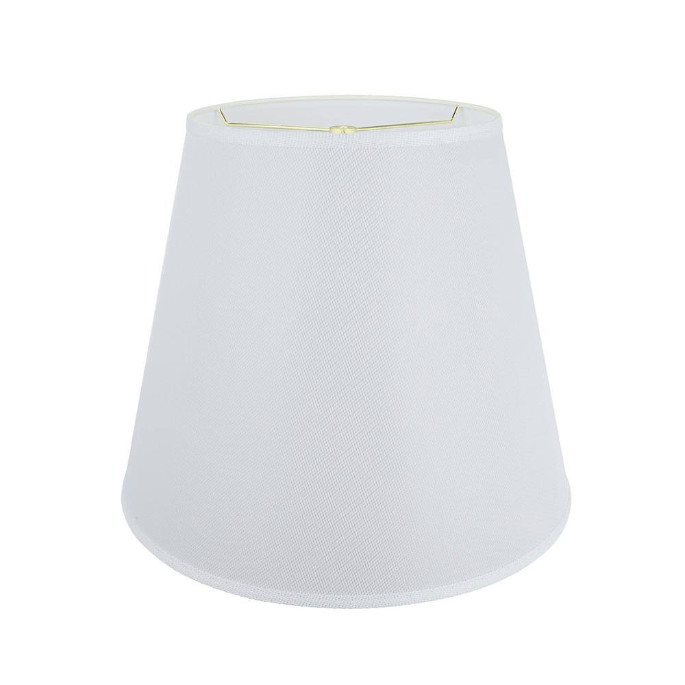 Aspen Creative Corporation 18 in. x 15 in. White Hardback Empire Lamp Shade
