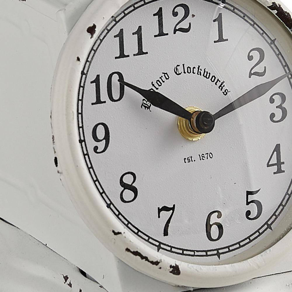 Park Designs Liberty Postage White Scale Clock