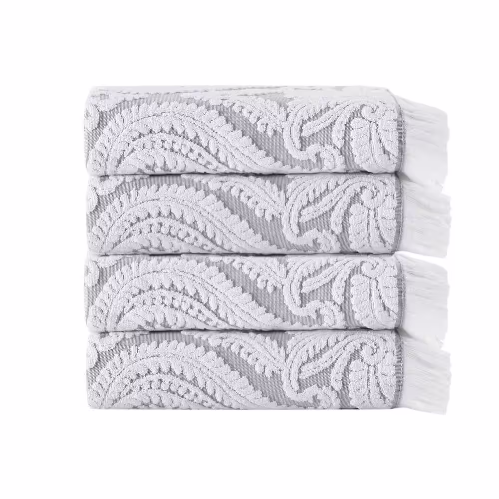 None Laina Turkish Cotton 4-Pieces Bath Towels