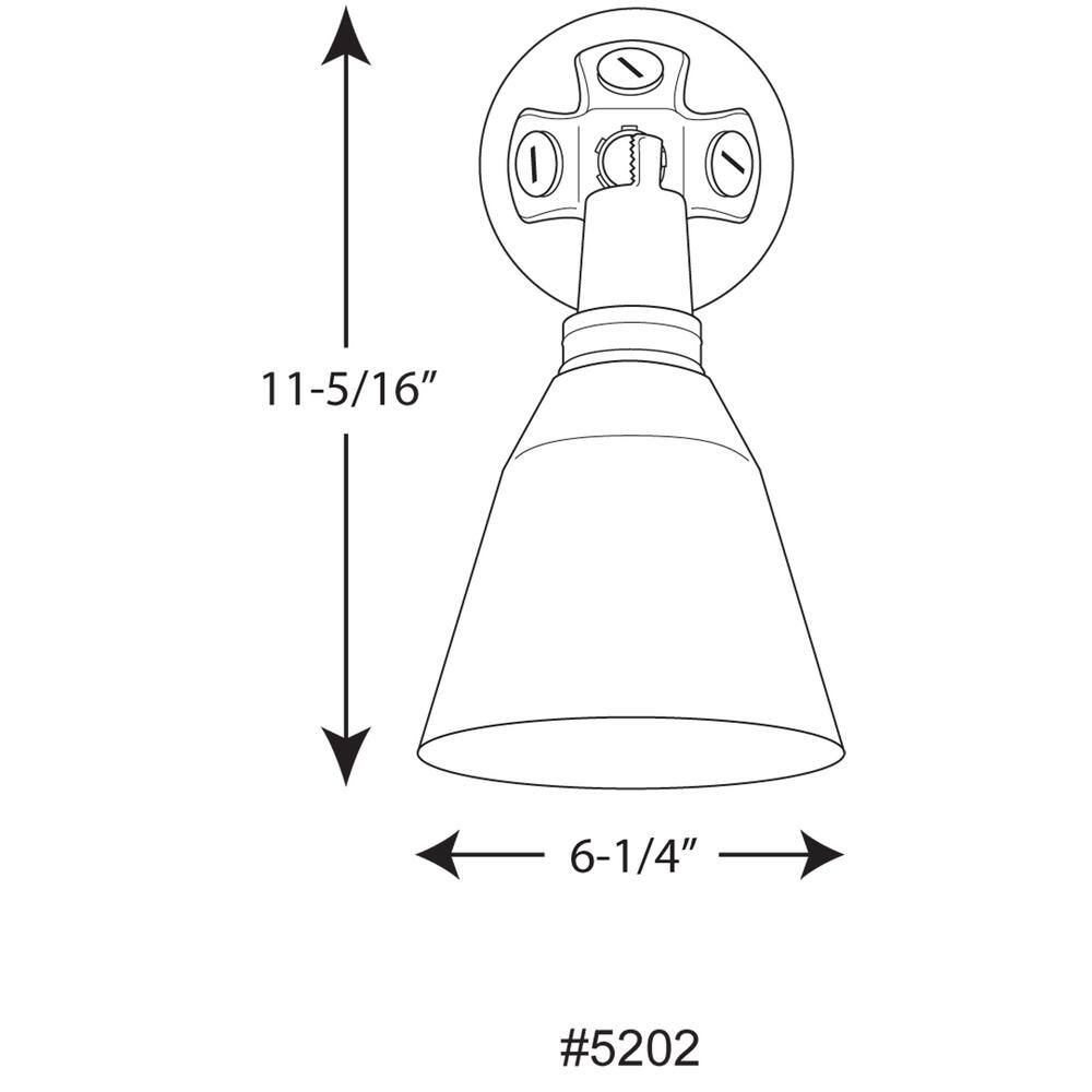 Progress Lighting Wall Mount 1-Light 11.3 in. Outdoor Black Wall Lantern