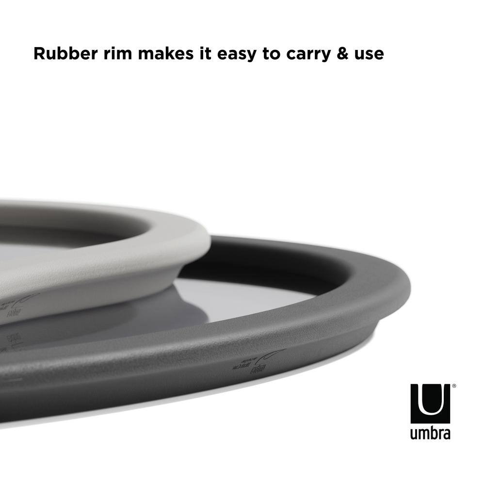 Umbra Charcoal Gray Hub Serving Trays (Set of 2)