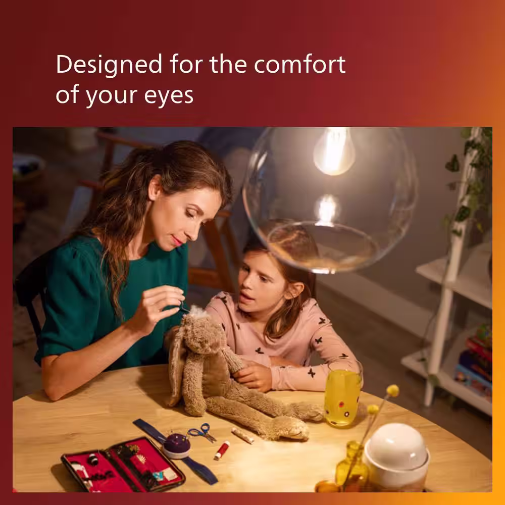 Philips 75-Watt Equivalent ST19 Clear Glass Dimmable E26 Vintage Edison LED Light Bulb Daylight 5000K (4-Pack)