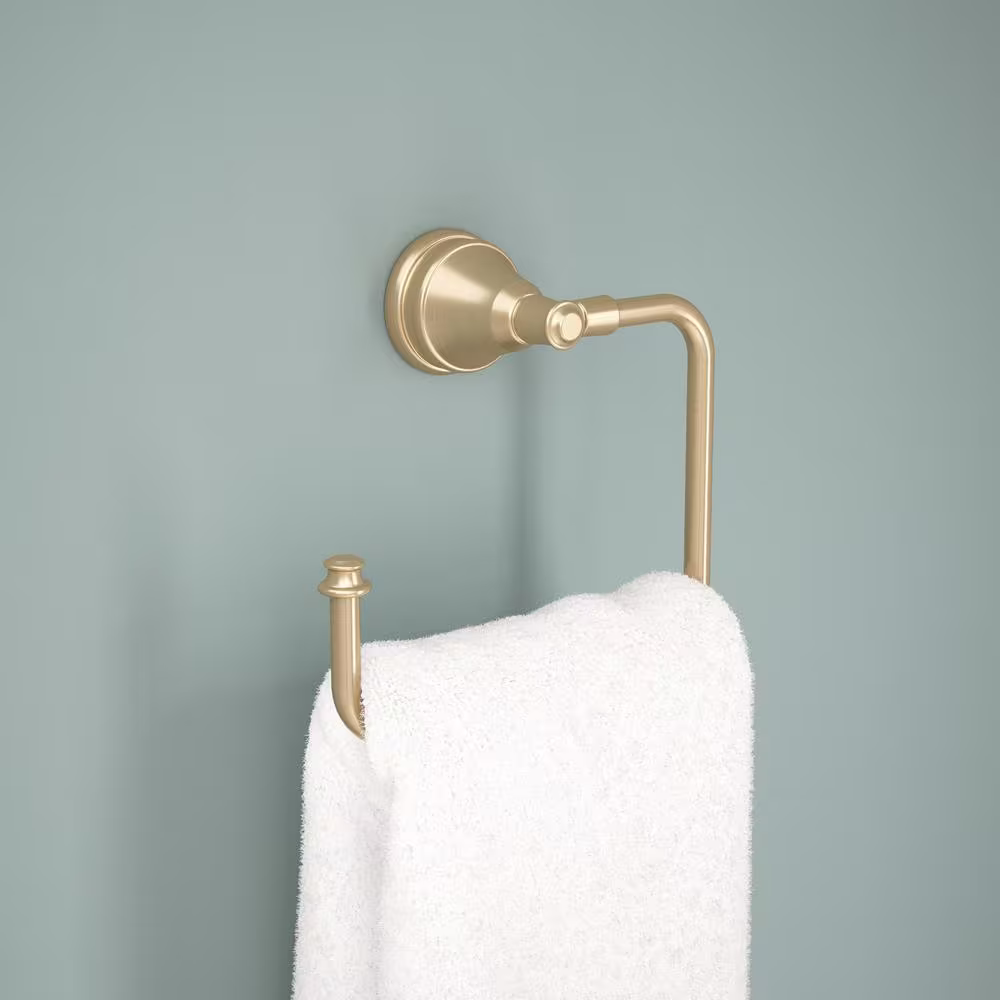 Delta Mylan Towel Ring in Champagne Bronze