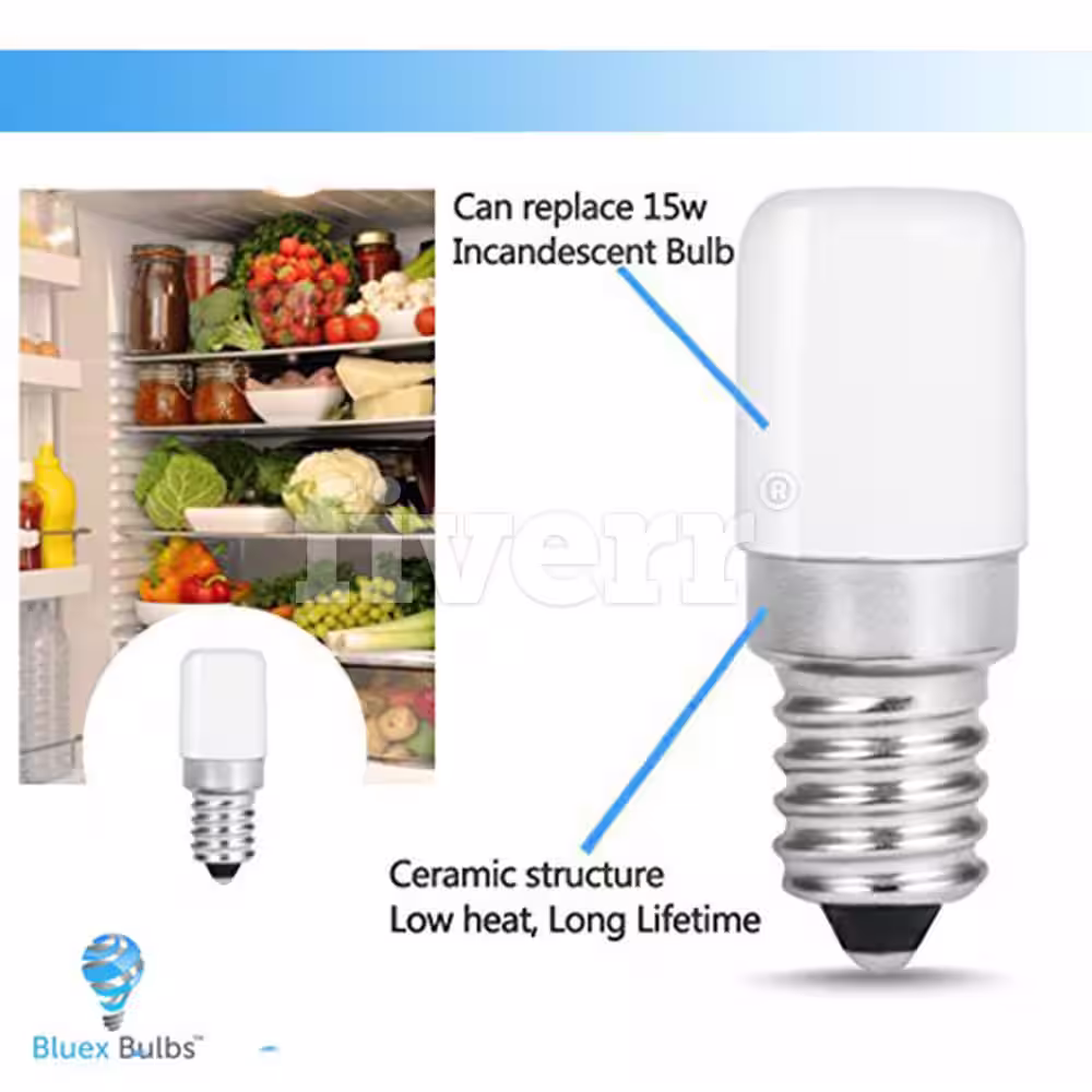 BLUEX BULBS 15-Watt Equivalent C7 âE12 LED Night Light Bulb 5000K Daylight White (6-Pack)